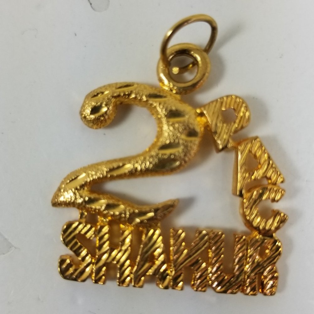 2 Pac Shakur necklace Vintage